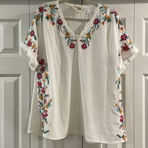 Floral Blouse Size 1X